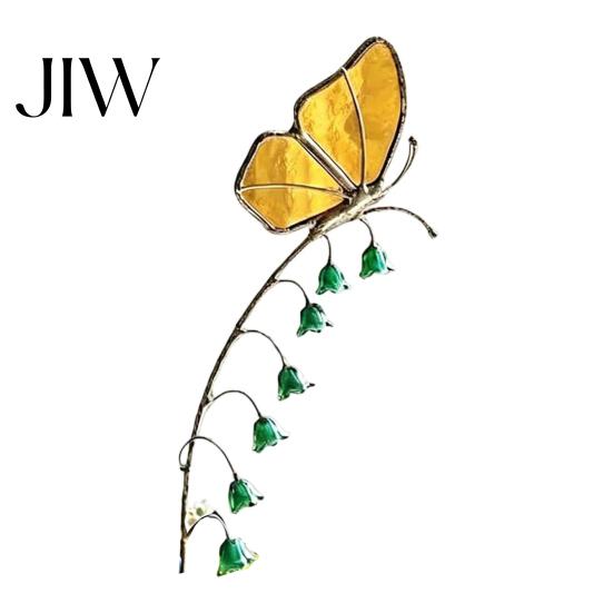 Miniature Fairy Garden Supplies Window Charm Stakes, Whimsical Nature Collection Ornaments Decorative Plant Stake, Stakes for Flower Pots Decorations