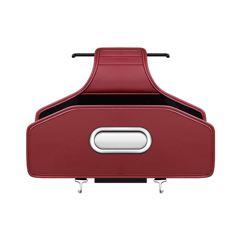 Multifunctional Car Seat Back Storage Box Paper Towel Hanging Bag Car Rear Drain Cup Holder Storage Box Interior Decoration
