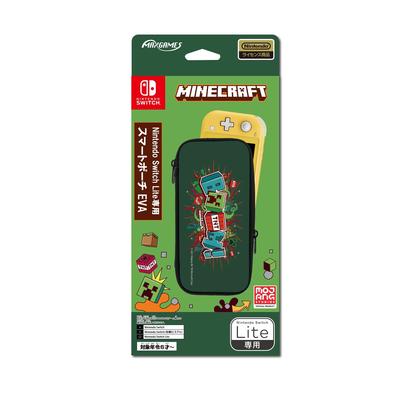 Лицензированный чехол Nintendo Switch Lite Smart Pouch EVA Minecraft с графическим дизайном [Продукт Nintendo]