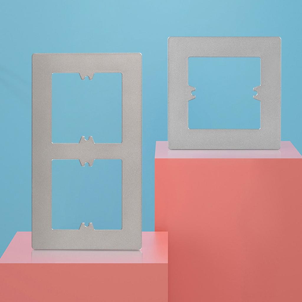 Тип 86 Настенная керамическая плитка Панель выключателей Крышка отверстия Пластиковые выключатели Рамка розетки Настенные панели Декоративная рамка-крышка