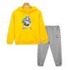 boys girls Hooded Sets Unicorn Print Kawaii anime hoodie Fleece sweatshirt Autumn pullover Cartoon Jacket  kids boutique clothes 2PCS  children's suit