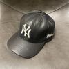 [Б/У] Кожаная кепка Yankees, Винтажная кепка Yankees