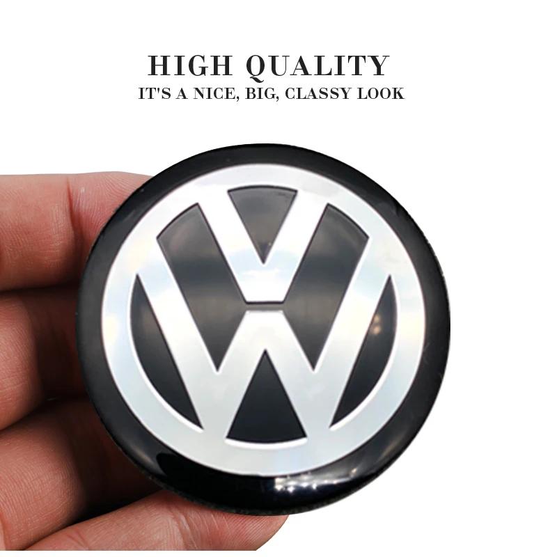 Колпачки на вентили VW Для VOLKSWAGEN VW 56мм-120мм Наклейки на центральные колпаки колес автомобиля Аксессуары Для Volkswagen VW R-line R GTI Polo G