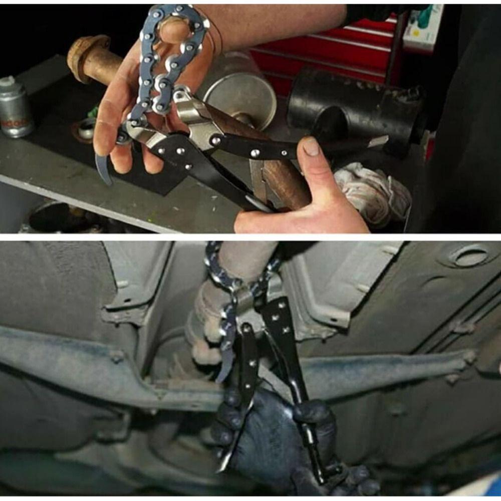 Carbon Steel Chain Pipe Cutter Chain Lock-Grip Tailpipe Cutter  Pipeline Modification