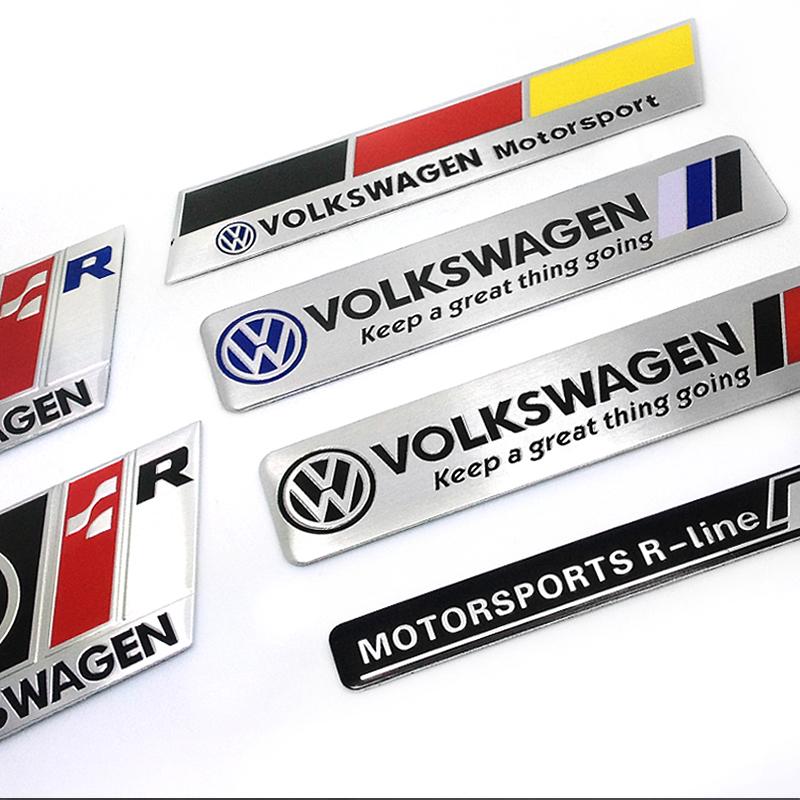 T253D Limited Edition For Volkswagen Adhesive Emblem Rear Trunk Badge Fender Sticker Body Decal Car Stickers For VW Golf Jetta GTI
