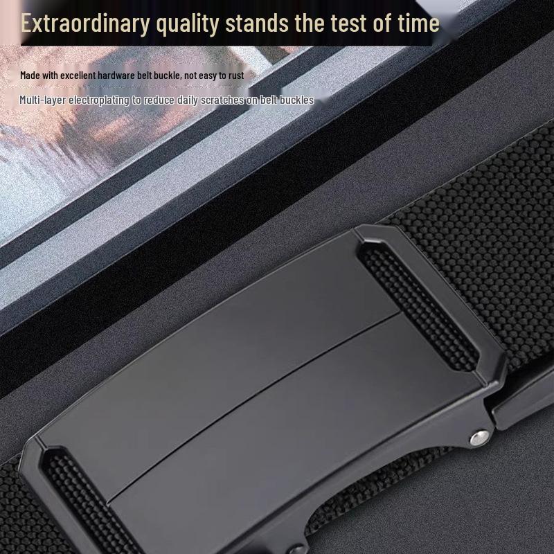 Мужской ремень 2025 года из ретро-кожи с автоматической пряжкой - Модный дизайн для молодежи