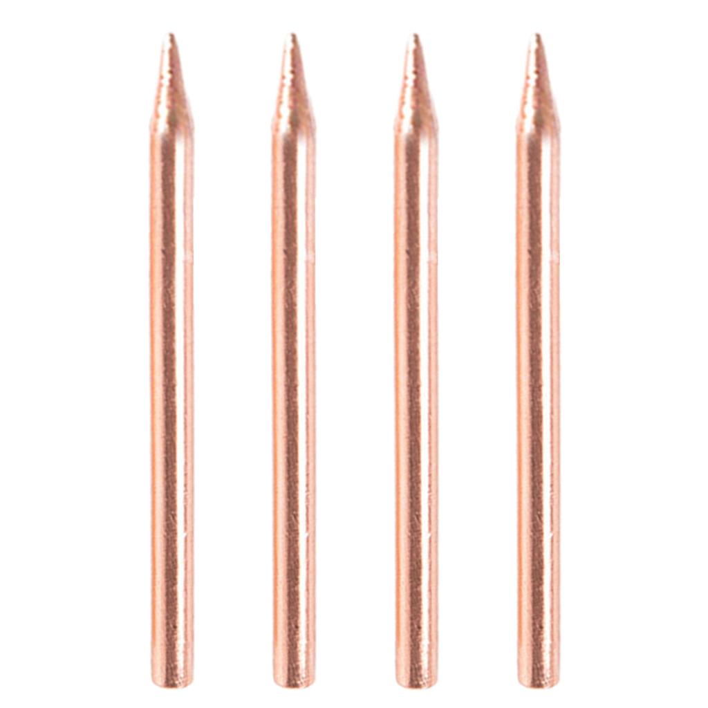 Упаковка из 4 электродов для точечной сварки 18650, игла длиной 50 мм для сварки стальных полос, различные типы аккумуляторов, аксессуары