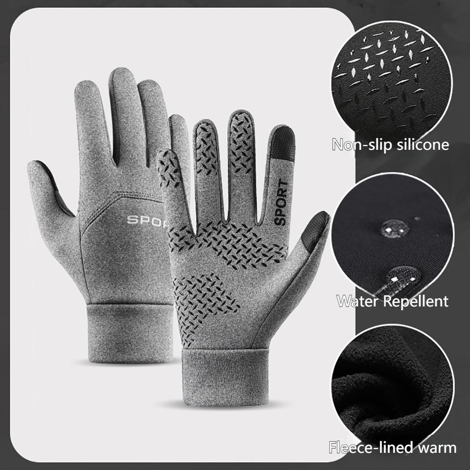 Loogdeel Уличные Водительские Мотоциклетные Водонепроницаемые Термальные Нескользящие Перчатки Зима Сенсорные Теплые Женские Велосипедные Перчатки для Тренажерного Зала Велоспорта