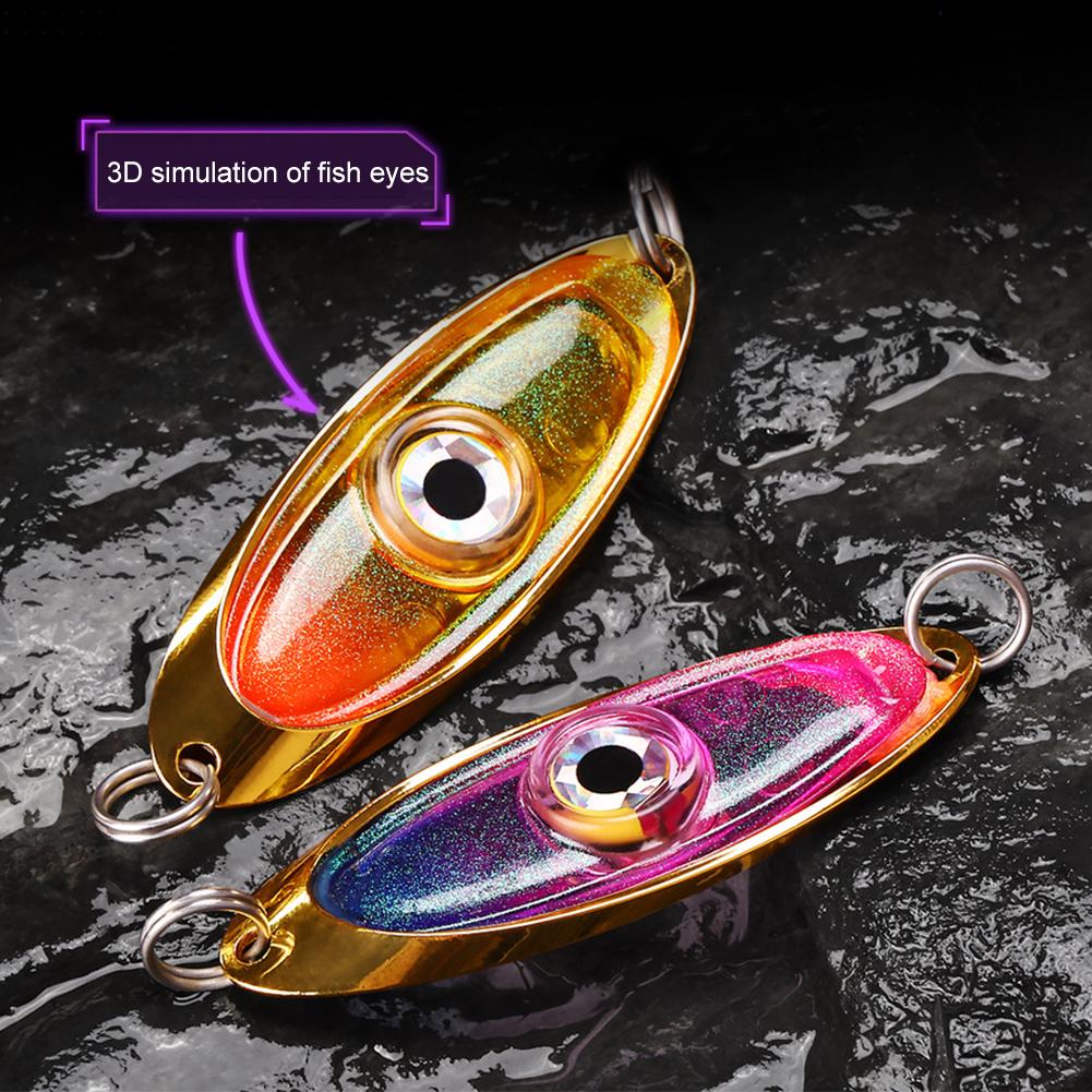LED Fishing Lure Light Rotatable Fishing Lure Trap Light Waterproof Underwater Eye Shape Fishing Lure Light Fishing Accessories