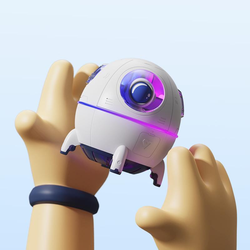 Usb Air Capsule Humidifier Space Ultrasonic Cool Mist Aromatherapy Water Diffuser With Led Light Astronaut Humidificador