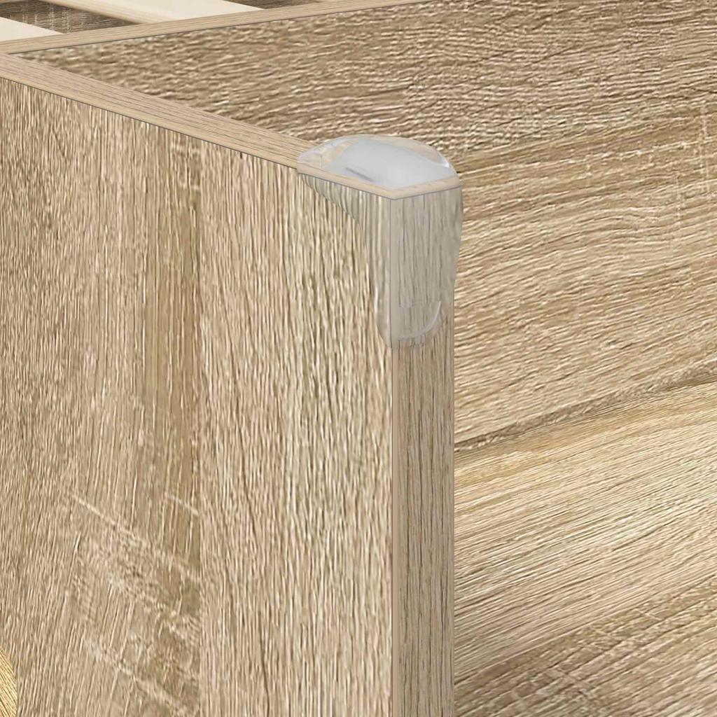 Kids Bed Frame with Storage Space Sonoma Oak 80 x 160 cm