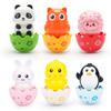 Newborn Tumbler Toys, Baby Chicks Play With Cats, Interactive Penguin Hand Rattle Early Education 0-3 Years Old