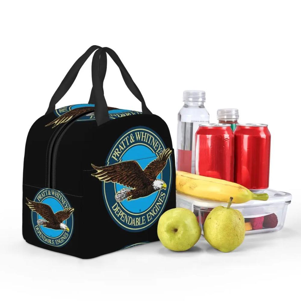 Pratt & Whitney Logo Dependable Engines Insulated Lunch Bag for Kids School Cooler Thermal Food Box Tote Leakproof