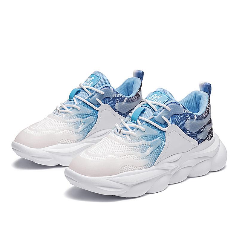 Летняя новая мужская повседневная спортивная обувь студенческая сетчатая дышащая беговая обувь универсальная папина мужская обувь