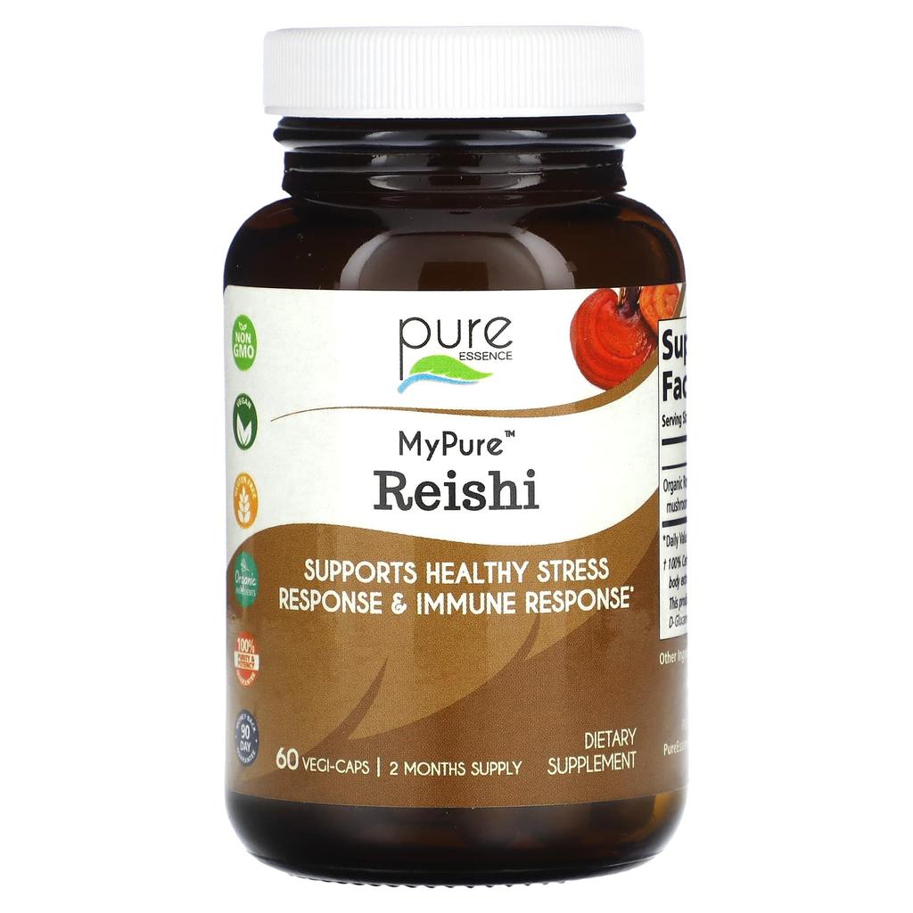 Pure Essence My Pure, Reishi Mushroom, 60 Veggie Capsules
