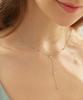 Tatiana [Silver 925] Brilliant Pastel Mix Y-Line Necklace Nz1150
