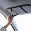 Portable Car Sun Visor Plate HD Makeup Mirror Strap Installation Mirror Summer Car Makeup Mirror Auto Interior Accessories