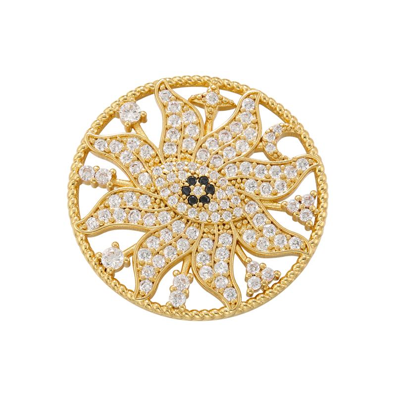 Starry Sky Theme Charms Small Star Cubic Zirconia Pendant for Jewelry Making, Heart-Shaped Pendant Jewelry Materials: VD1356