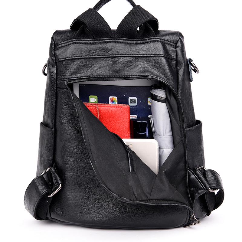 Женская сумка-рюкзак Женская сумка через плечо Противоугонный рюкзак Модный повседневный студенческий рюкзак