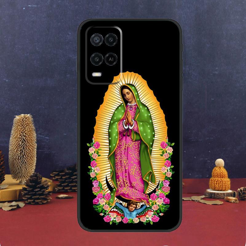 Дева Гваделупская Дева Мария Для OPPO A54S A74 A94 A58 A78 A98 A16 A76 A96 A15 A17 A77 A5 A9 A52 A72 A79 A53S A57S Чехол