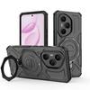 KEYSION Противоударный магнитный чехол для HONOR 400 Pro 5G с откидной металлической подставкой-кольцом для телефона, задняя крышка для Huawei Honor 400 5G