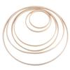 Bamboo Flower Wreath Ring Hanging Bamboo Hoop Frame DIY Craft Tools Bamboo Circle  Wedding