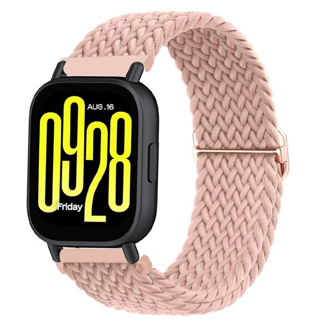 Плетеный solo loop ремешок для Redmi watch 5 active Аксессуары для умных часов сменный ремень браслет correa Redmi watch 5 lite Ремешок