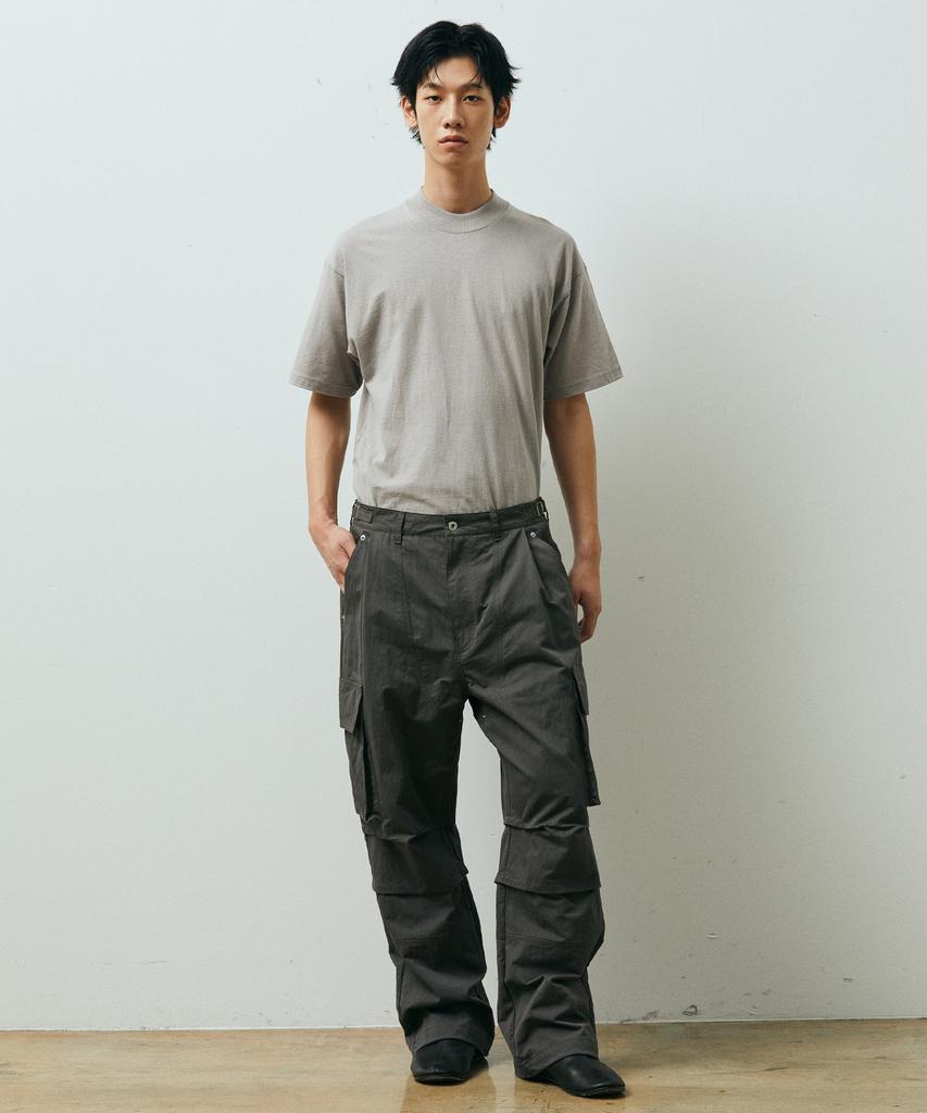 PUBLICFIGURE Cotton Nylon Mill Pants_Gray