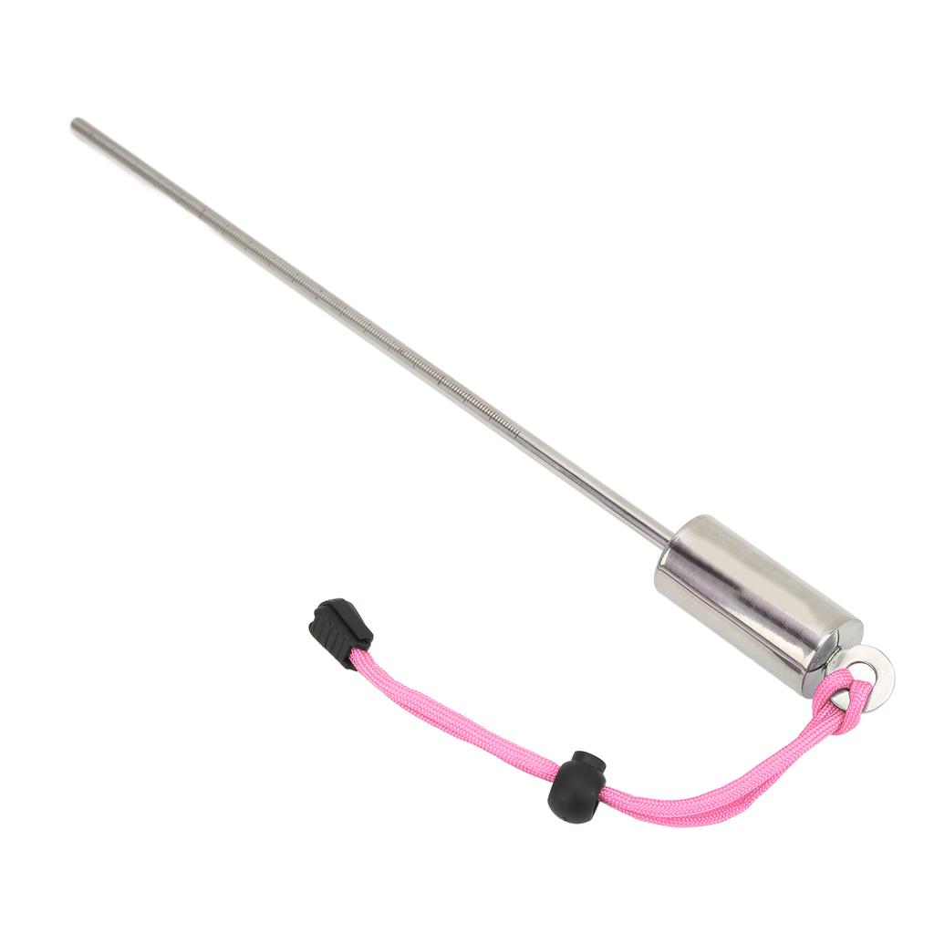 TOOKE 30cm Diving Stick Pointer Rod with Scale Underwater Shaker Noise Maker with LanyardPink