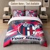Bologna FC Design Bedding Set Custom Text 1 Duvet Cover & 2 Pillow Cases