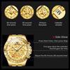 OLEVS Men Watches Top Luxury Fashion Fine Steel Mechanical Style Dial Chronograph Original Brand Quartz Wristwatch for Man Date