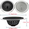 Kitchen Silicone Sink Filter Sewer Anti-Clogging Food Waste Strainer Hair Catcher Water Stop Stopper for Bathroom Accessories