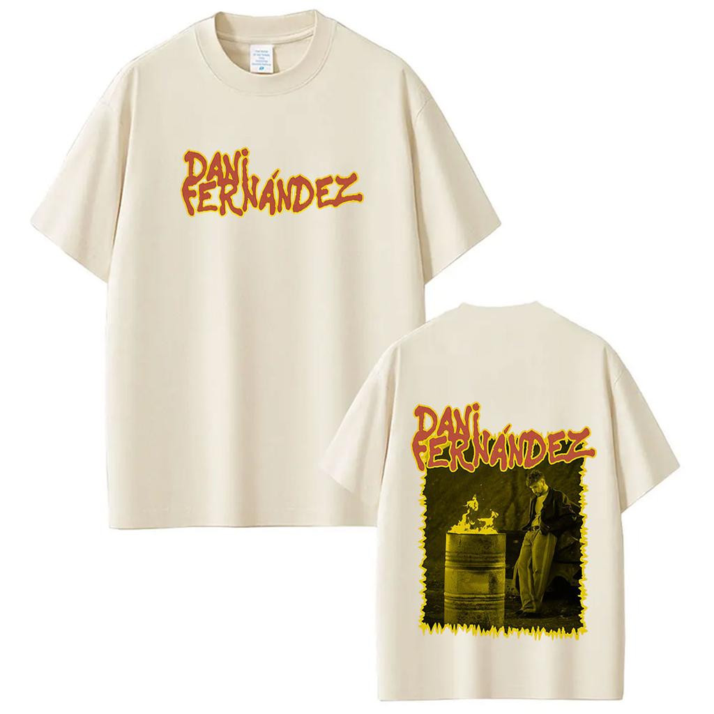 Rapper Dani Fernandez 2026 Tour Graphic T-shirt Men Women Hip-hop T-shirt Summer Cotton Casual Oversized T Shirts Streetwear