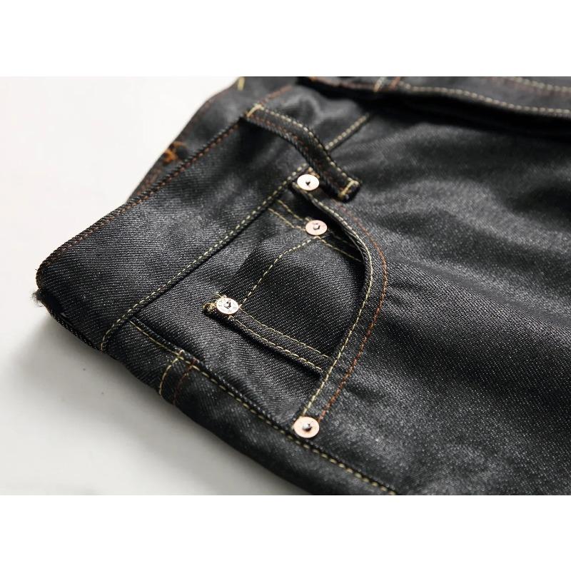 Новые японские хипстерские ретро хип-хоп модные джинсы с принтом для отдыха на улице узкие прямые брюки с вышивкой Y2k Print Stitching