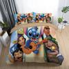 Adorable 3d Cartoon Stitch Anime Comforter With Matching Duvet Cover And Pillowcase