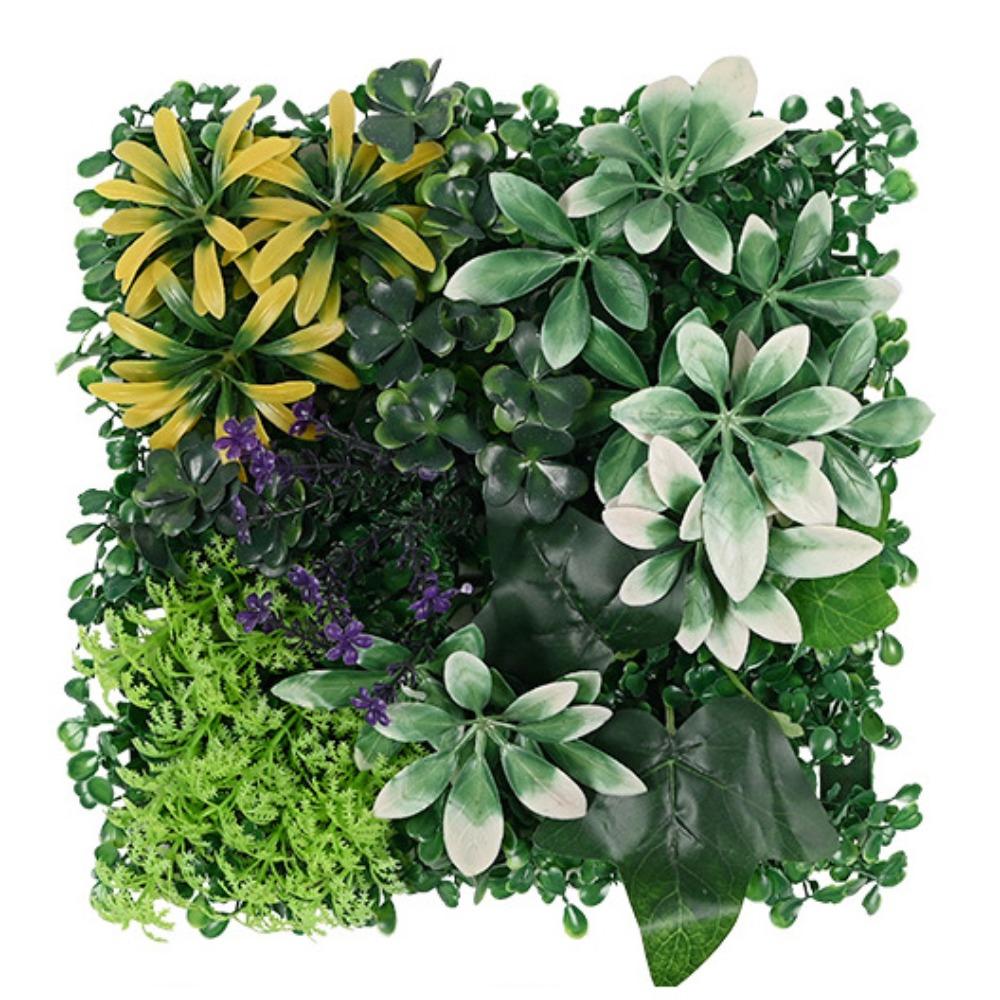 Сделай сам Панель стены из искусственных растений Вечная жизнь Защита от УФ Искусственный ковер из эвкалипта Цветок Без полива Искусственный папоротник Трава