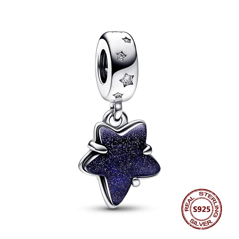 Подвески-хамелеоны, подходят модные оригинальные браслеты, серебро 925 пробы, циркон, осьминог, черепаха, бусина, бабочка, светлячок, подвеска, DIY изготовление ювелирных изделий