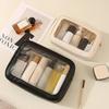Transparent Cosmetic Bag Waterproof Storage Bag Simple Toiletry Bag  Outdoor