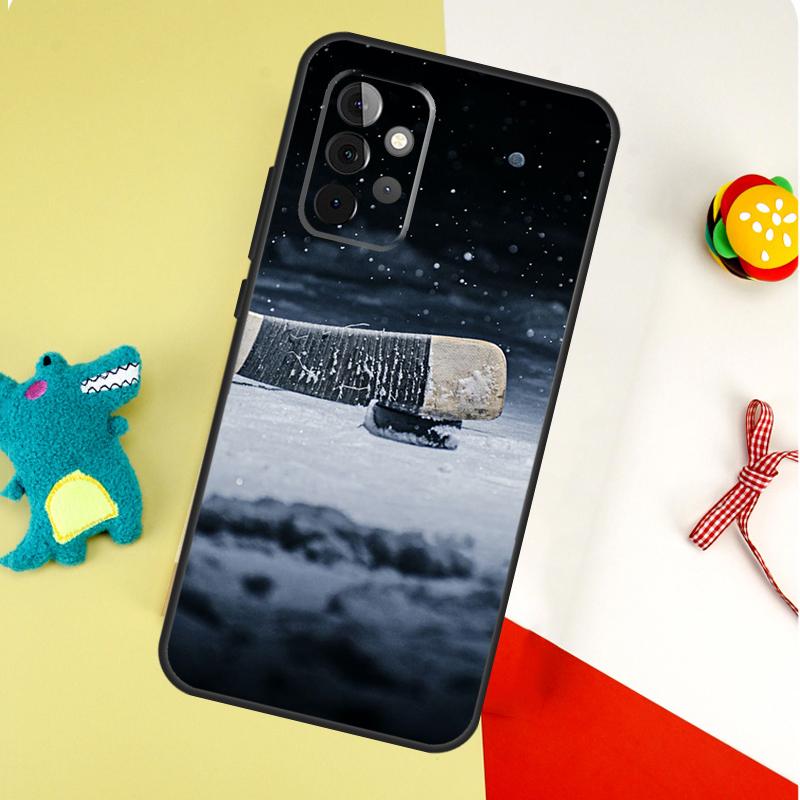 Спортивный чехол для телефона Samsung Galaxy A22 A32 A52 A54 A34 A14 A55 A35 A15 A53 A33 A13 A05 A06 A16 с изображением хоккея