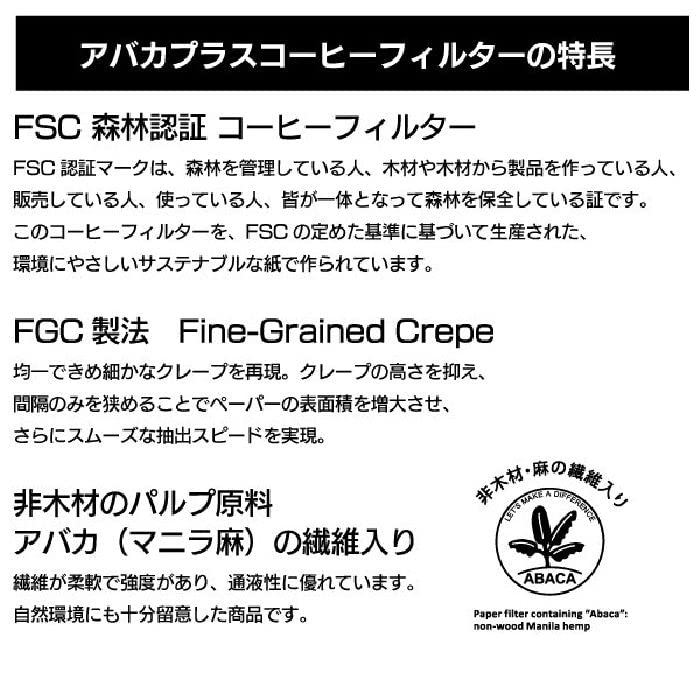 Набор кофейных зерен Sanyo Sangyo Arita Ware Глубокая капельница PRO PRO для 3-7 чашек CAFEC СДЕЛАНО В ЯПОНИИ Бумага DA-45W (Абака APDF-100W + Зерна)