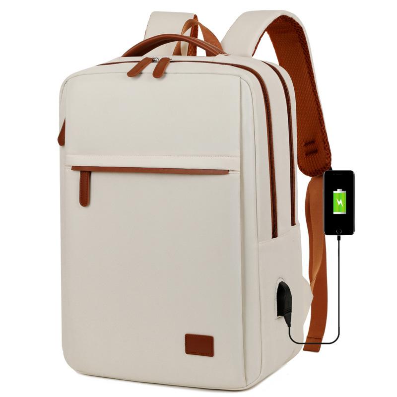 TS JYL laptop bag,Cross-Border Backpack Men Travel Simple Student Women Laptop Backpack