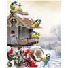 Full 5D Diy Diamond Painting Cold Winter Bird Embroidery Cross Stitch Home Decor Handmade Gift