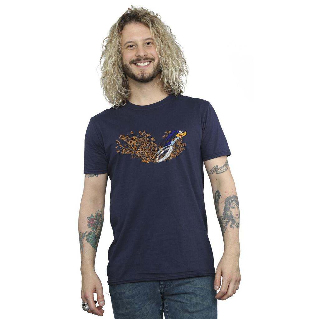 Looney Tunes Mens ACME Doodles Road Runner T-Shirt