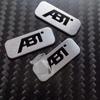 3pcs Metal Sticker Interior Steering WheelInstrument panel control panel steering wheel Sticker Badge Styling Decals For ABT