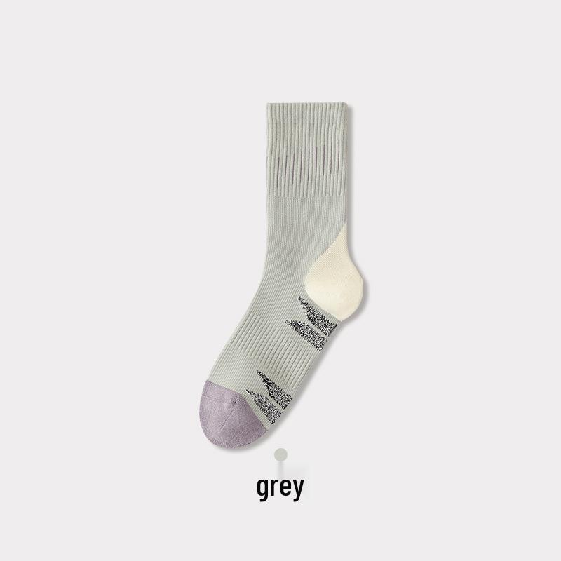 10A Women's Non-slip Terry Sport Socks: Antibacterial, Deodorant, Boneless Stitching - Perfect for Running, Yoga, and Cycling.