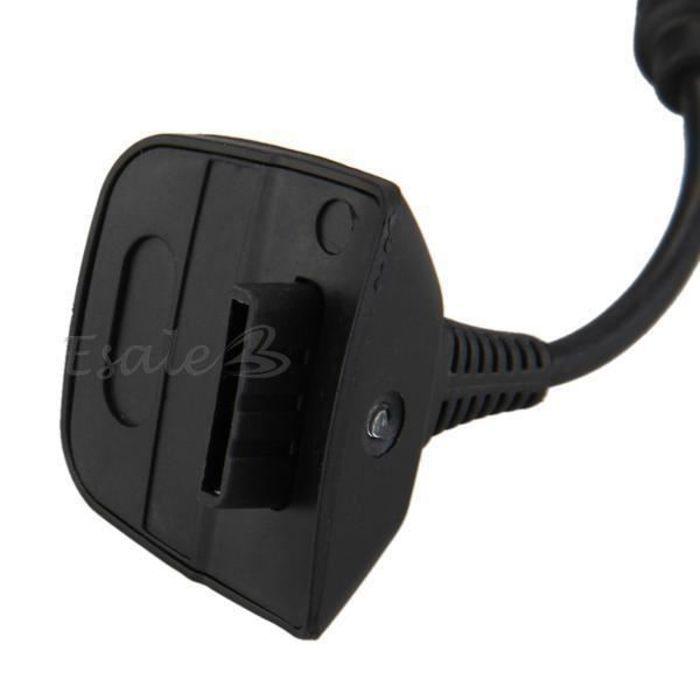 USB Charging Cable - Microsoft - XBOX 360 - 1.75m - Black - Eco-Friendly