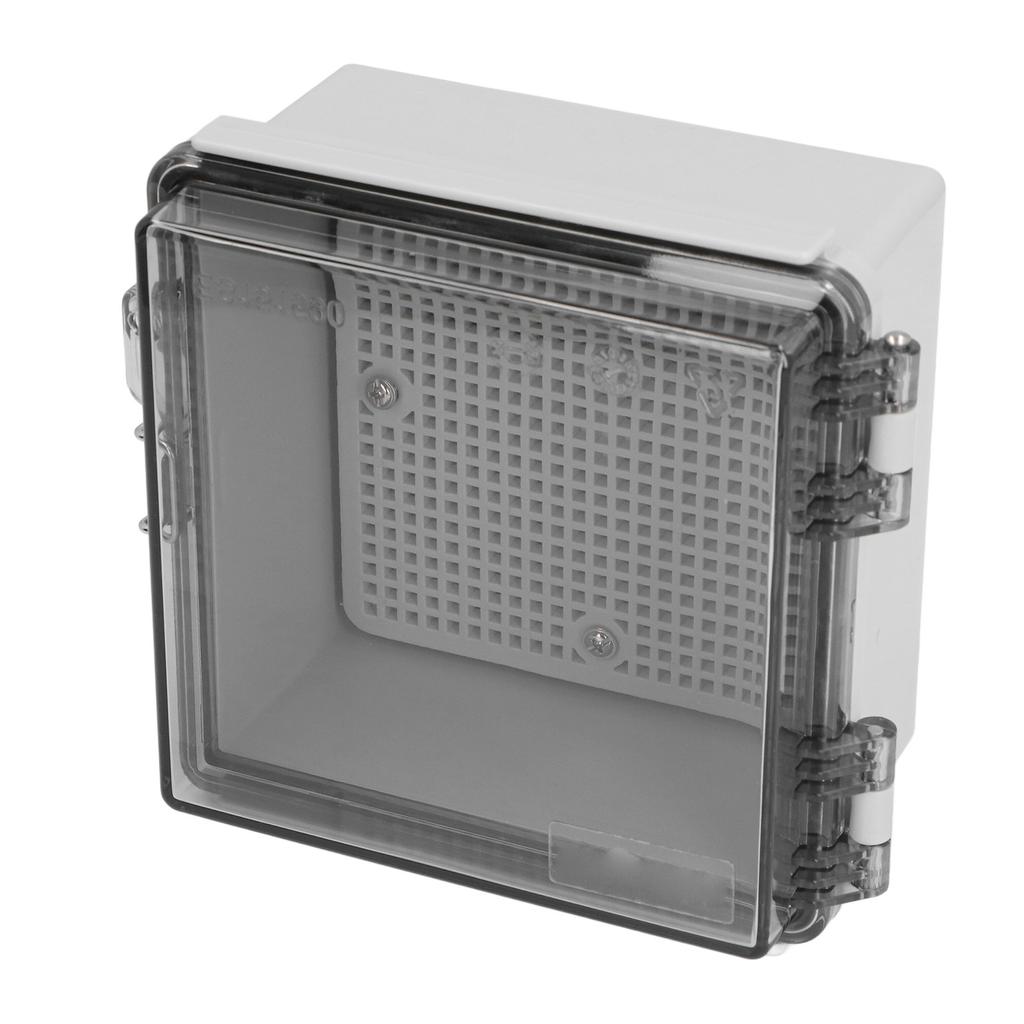 Водонепроницаемая распределительная коробка с прозрачной откидной крышкой IP67 ABS пластиковый электрический корпус с креплением
