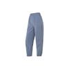 Solid Color Mid-Rise Woven Sports Casual Pants Women Bottoms Blue Gray FB7731-493