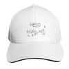 Hello Baseball Cap Golf Hat Luxury Unisex cap sailor cap for Unisex Sunscreen Baseball Unisex Womens