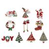 Christmas Tree Brooches Winter Fashion Jewelry Exquisite Gift Clothing Accessories